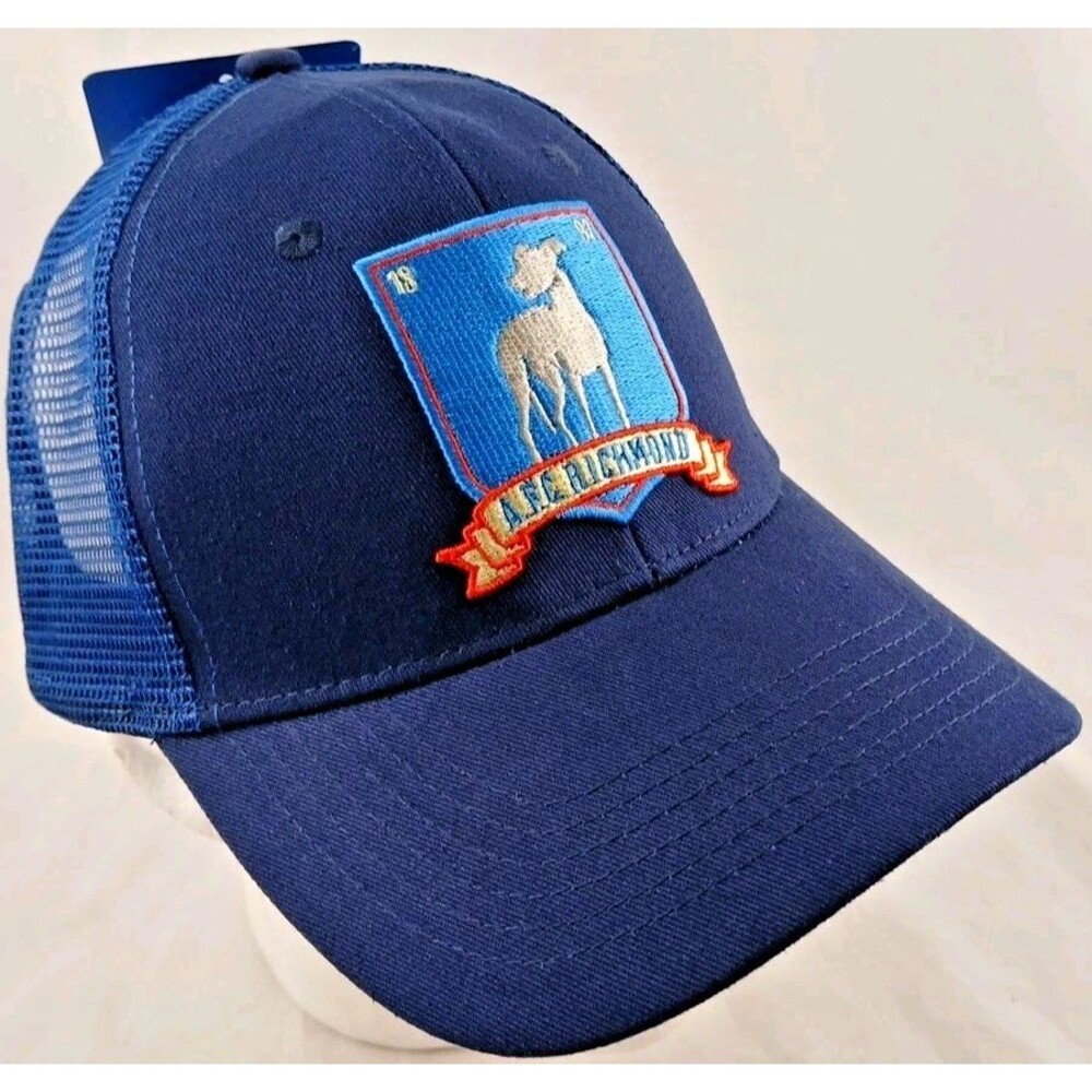 Ted Lasso A.F.C. Richmond Jerry Leigh Navy Blue Adjustable Snapback Hat/Cap-NEW!